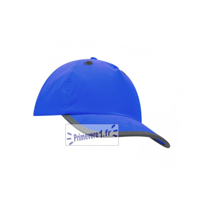 casquette bleu royal avec coque de sécurité