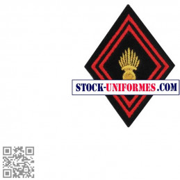 Ecusson de Manche losange Cadre Militaire INFANTERIE