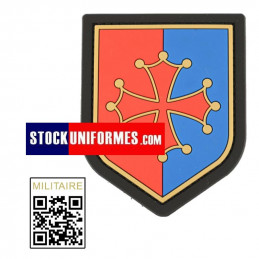 OCCITANIE ECUSSON PVC HAUTE VISIBILITE Gendarmerie