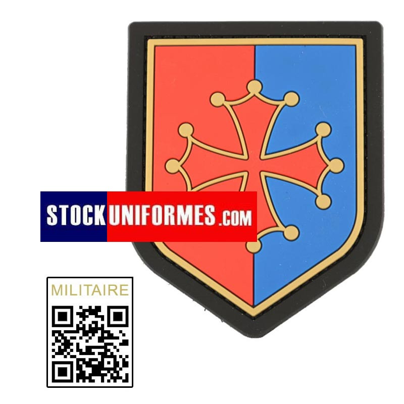 OCCITANIE ECUSSON PVC HAUTE VISIBILITE Gendarmerie