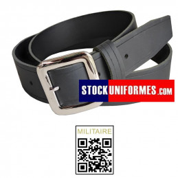 Ceinturon Cuir Noir 45 mm de large 125 cm de long