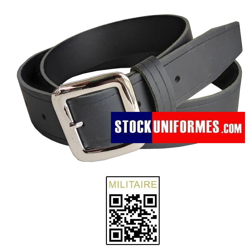 Ceinturon Cuir Noir 45 mm de large 125 cm de long Ceinturon Cuir Noir 45 mm de large 125 cm de long