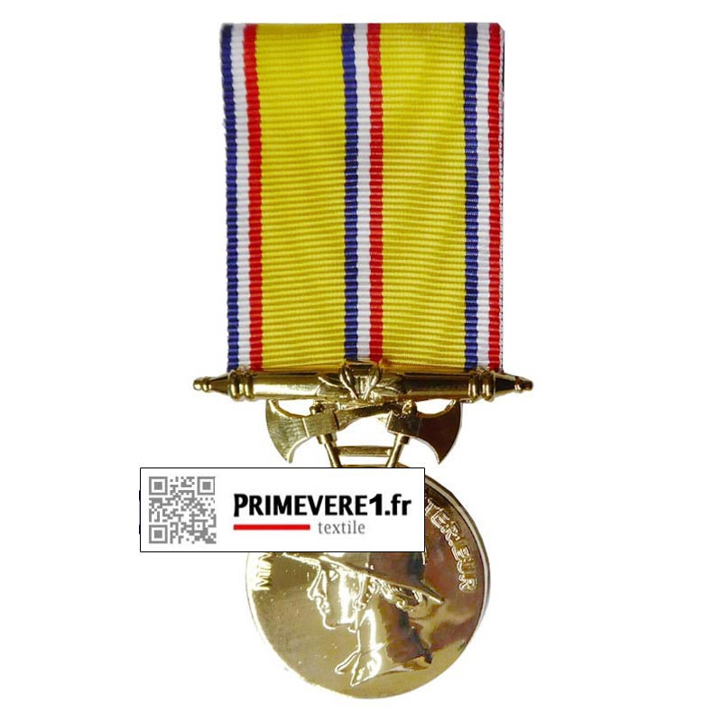 Médaille Pompier Or 30 ans d'ancienneté
