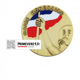 Médaille Maire Honoraire - gravure facultative