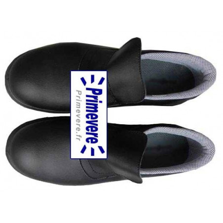chaussures noire de sécurité pour métiers de bouche