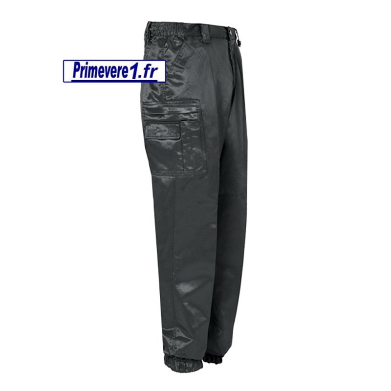 Pantalon noir brillant antistatique - pour la sécurité privée