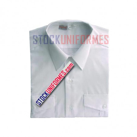 Chemise blanche manches longues d'uniforme