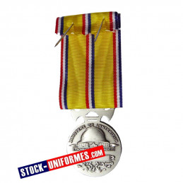 Médaille Argent Sapeurs-pompiers 20 ans d'ancienneté