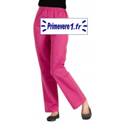 Pantalon professionnel framboise