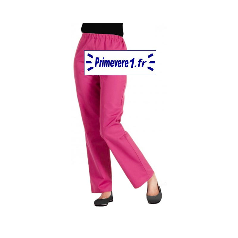 Pantalon professionnel framboise