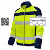 Blouson de travail Fluo jaune et bleu foncé classe 2