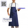 Tablier bleu pour apprenti cuisinier