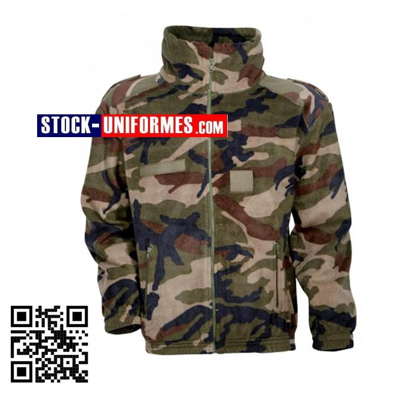 Blouson polaire camouflage centre Europe - outdoor