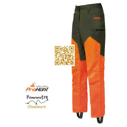 Pantalon de chasse renforcé Orange ket kaki - Verney-Carron