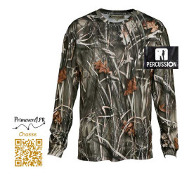 Tee Manches longues Camo Foret B&B - Percussion