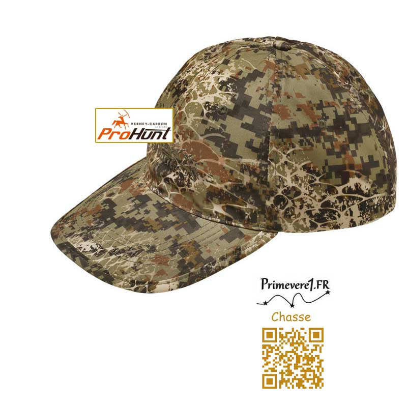 Casquette de Chasse Ghost camo Snake forest ProHunt Verney-Carron
