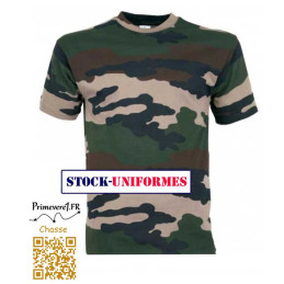 Tee shirt Chasse camouflage centre Europe - Stockuniformes