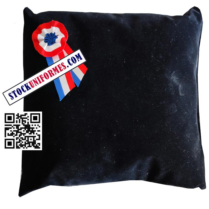 Coussin velours Noir pour remise de médaille