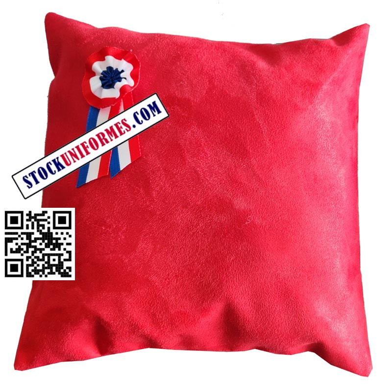 Coussin velours Rouge pour remise de médaille