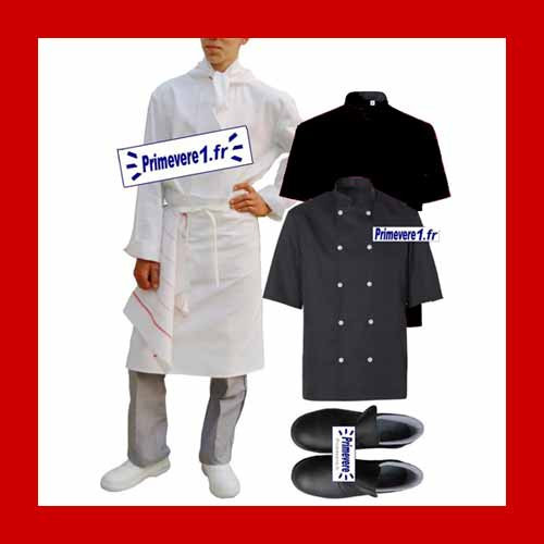tenue cuisinier boulanger pâtissier | Primevere.fr